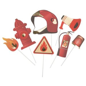 Fotokabinen-Set - Feuerwehr - 7-teilig Fotokabinen-Set - Feuerwehr - 7-teilig