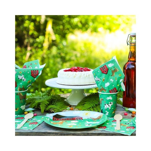Pappteller - Landhausparty - 23 cm - 8 Stück Pappteller - Landhausparty - 23 cm - 8 Stück
