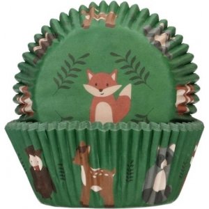 Muffinformen - Tiere des Waldes - Funcakes - 48er-Pack Muffinformen - Tiere des Waldes - Funcakes - 48er-Pack