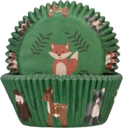 Muffinformen - Tiere des Waldes - Funcakes - 48er-Pack Muffinformen - Tiere des Waldes - Funcakes - 48er-Pack