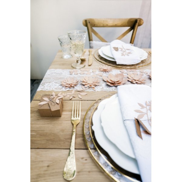 Geschenkbox - Kraftpapier mit Etikett - 10er-Pack