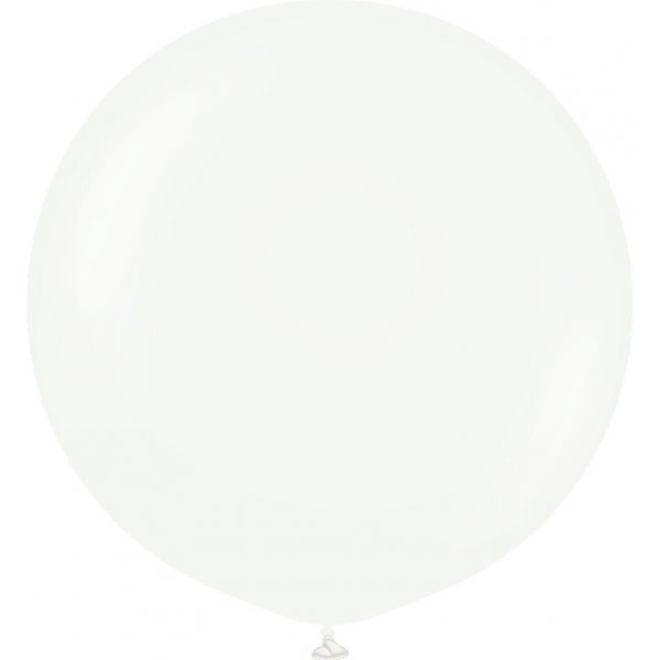 Luftballons einfarbig - Premium 60 cm - Wei