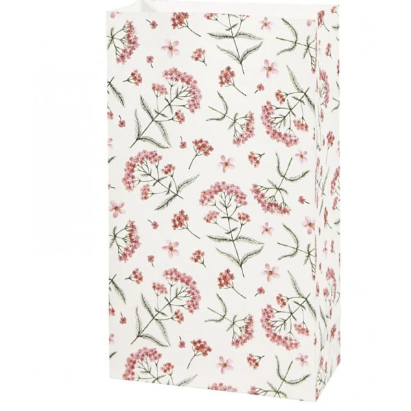 Geschenktten - Blumen - Rosa - 8er-Pack