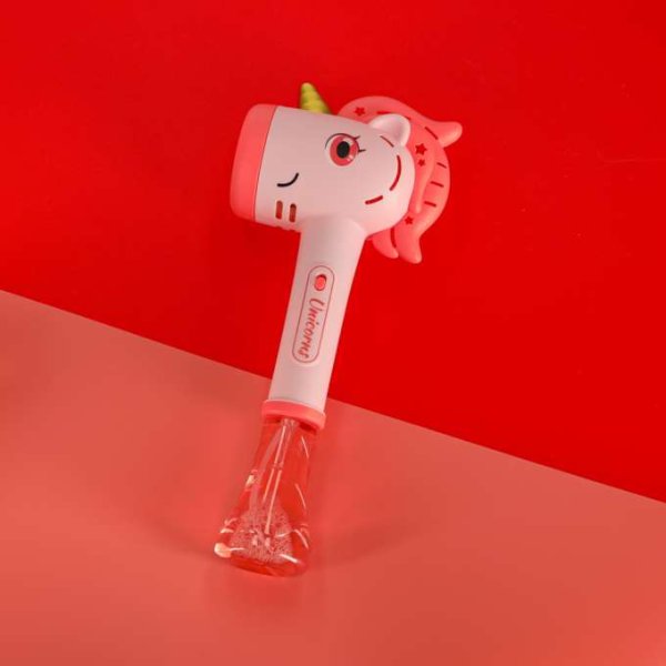 Seifenblasenmaschine Einhorn mit Licht und Sound 32 x 14,5 cm - inkl. 100 ml Seifenblasen Seifenblasenmaschine Einhorn mit Licht und Sound 32 x 14,5 cm - inkl. 100 ml Seifenblasen