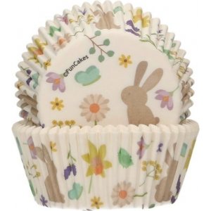 Muffinformen - Blumen & Hase - Funcakes - 48er-Pack Muffinformen - Blumen & Hase - Funcakes - 48er-Pack