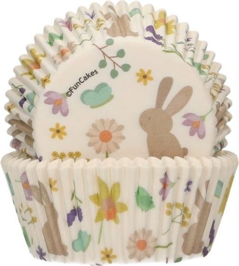 Muffinformen - Blumen & Hase - Funcakes - 48er-Pack Muffinformen - Blumen & Hase - Funcakes - 48er-Pack