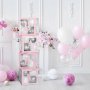 Ballondekoration - Babybl�cke - Rosa