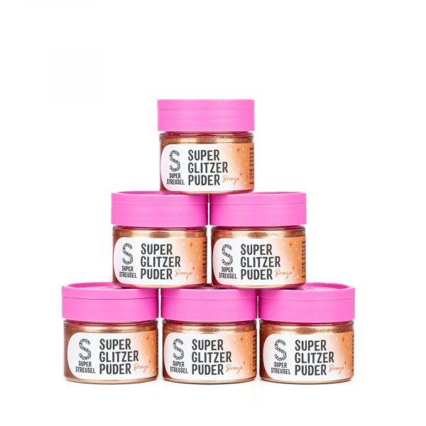 Essbarer Glitzer - Super Streusel - SuperLustreDust - Bronze - 10 g Essbarer Glitzer - Super Streusel - SuperLustreDust - Bronze - 10 g
