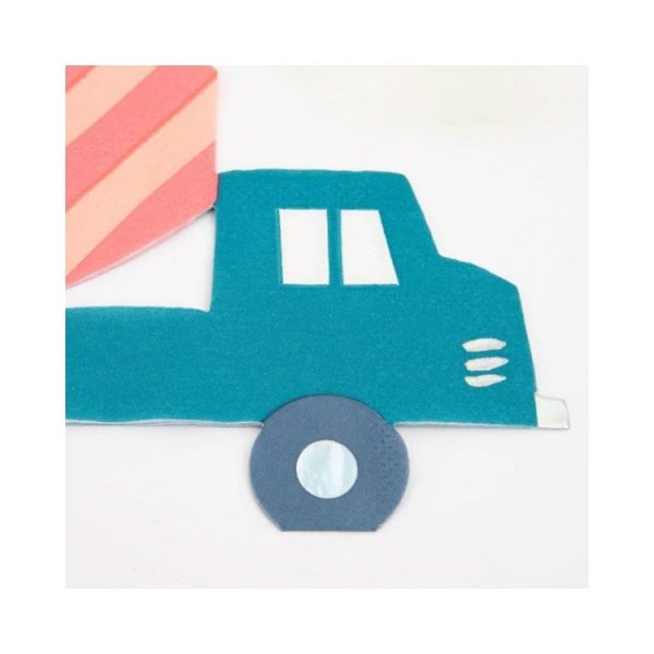 Servietten Zementwagen - Meri Meri Servietten Zementwagen - Meri Meri