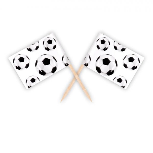 Kuchenspieße - Flaggen - Fußball Kuchenspieße - Flaggen - Fußball