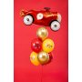 Ballonstrau - Happy Birthday - Racing - 6er-Pack