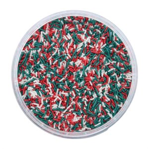 Weihnachtsstreusel - Fröhliche Weihnachten - 160 g - PME Weihnachtsstreusel - Fröhliche Weihnachten - 160 g - PME