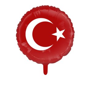Folienballon - Türkei - 45 cm Folienballon - Türkei - 45 cm