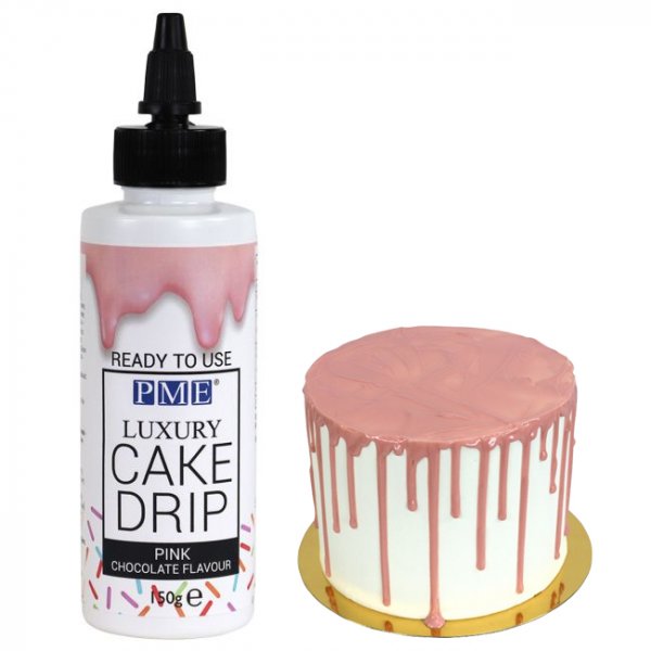 PME Cake Drip - Rosa Schokolade PME Cake Drip - Rosa Schokolade