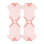 Servietten - Babybody - Rosa/Gold - 10er-Packung
