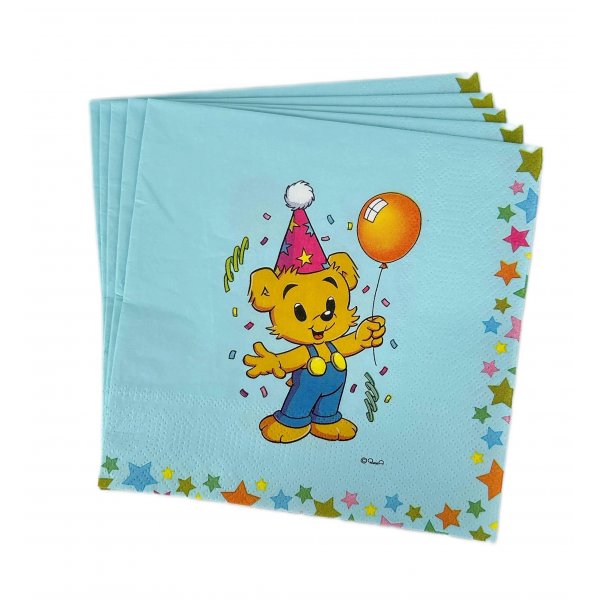 Servietten - Teddybär-Party - 33 x 33 cm - 16 Stück Servietten - Teddybär-Party - 33 x 33 cm - 16 Stück
