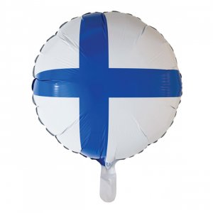 Folienballon - Finnland - Rund - 46 cm Folienballon - Finnland - Rund - 46 cm