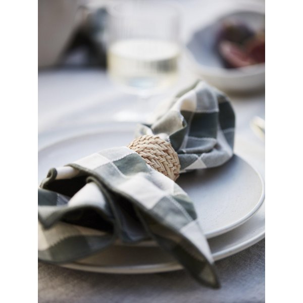 Mary Serviette 45 x 45 cm - Moosgrn