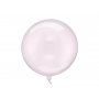 Runder Ballon - Transparentes Rosa - 40 cm Runder Ballon - Transparentes Rosa - 40 cm