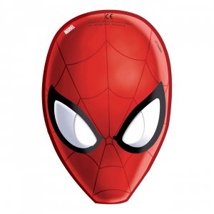 Partymasken - Spiderman - 6er-Pack Partymasken - Spiderman - 6er-Pack