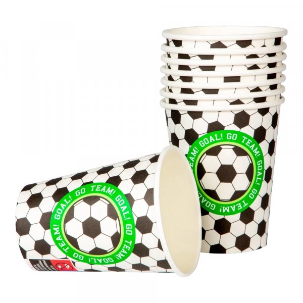 Pappbecher - Fußball - 8er-Packung Pappbecher - Fußball - 8er-Packung