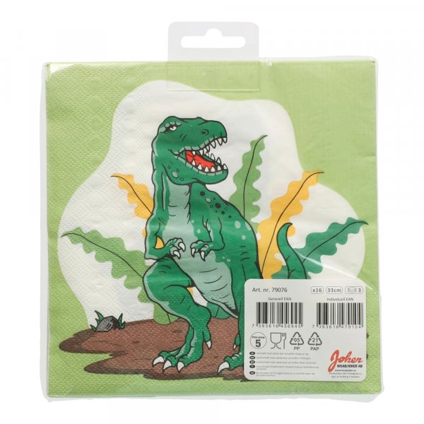 Servietten - Dinosaurier - 16er-Packung Servietten - Dinosaurier - 16er-Packung