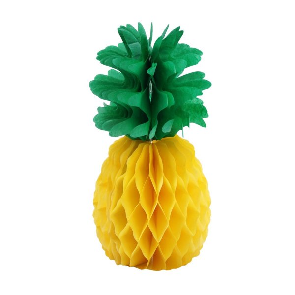 Wabenförmige Dekoration - Ananas - 30 x 7 cm Wabenförmige Dekoration - Ananas - 30 x 7 cm