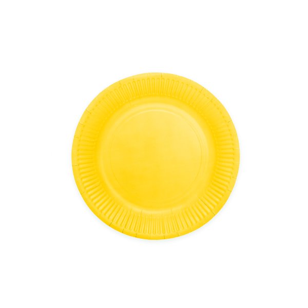 Pappteller - Gelb - 18 cm - 8er-Pack Pappteller - Gelb - 18 cm - 8er-Pack