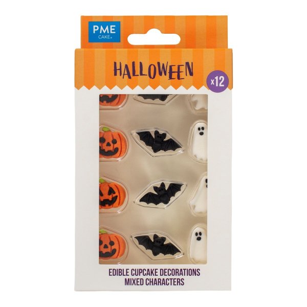 Zuckerdekorationen - Halloween - PME - 12er-Packung