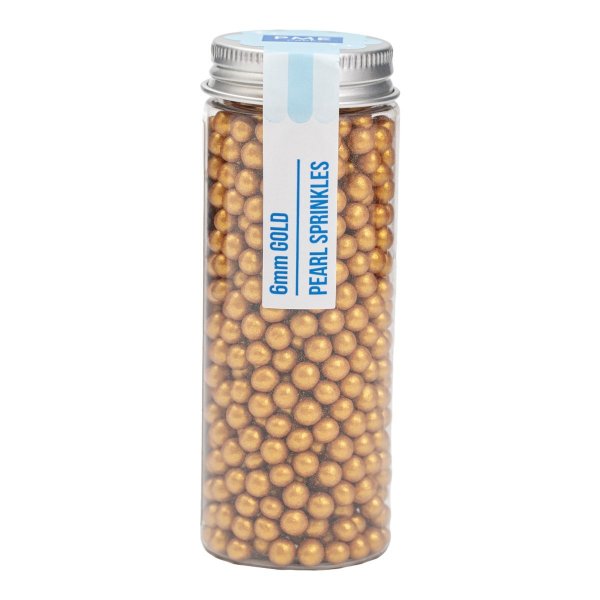 Zuckerperlen - Gold - 6 mm - PME - 74 g Zuckerperlen - Gold - 6 mm - PME - 74 g