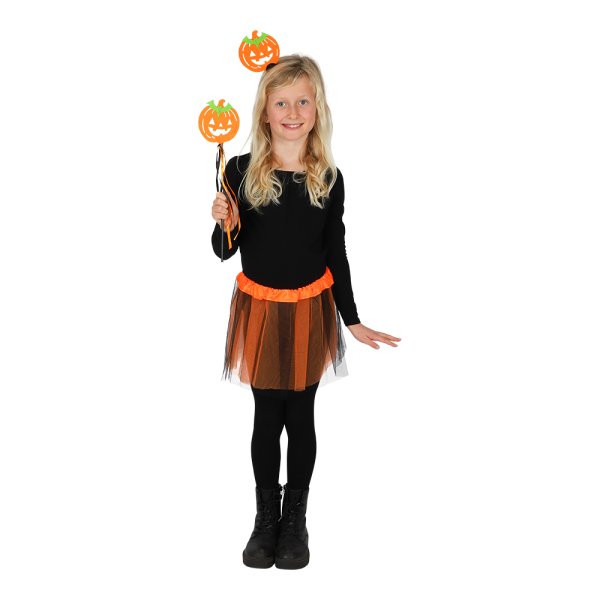 Kürbiskostüm mit Kleid - 134-140 cm Kürbiskostüm mit Kleid - 134-140 cm