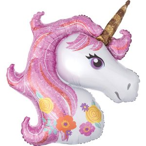 Folienballon - Magic Unicorn - Pink Sparkle Folienballon - Magic Unicorn - Pink Sparkle