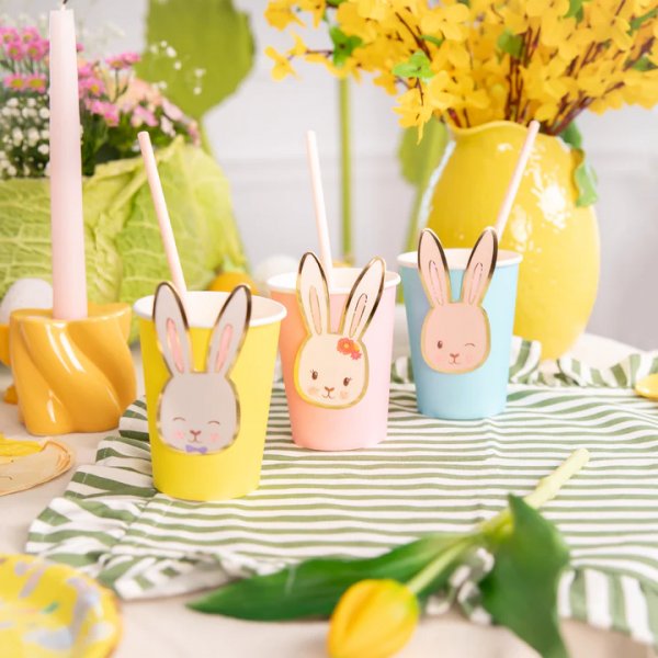 Pappbecher - Hasenohren - 6er-Pack