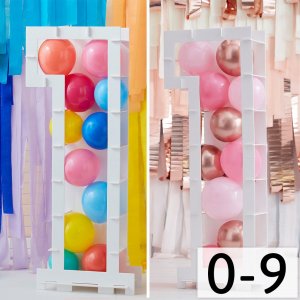 Ballondekoration - Zahlenständer Ballondekoration - Zahlenständer
