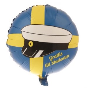 Folienballon - Flagge/Studentenmütze Folienballon - Flagge/Studentenmütze