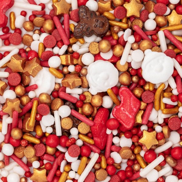 Streuselmischung - Weihnachten - Weihnachtsmann - 90 g - PME Streuselmischung - Weihnachten - Weihnachtsmann - 90 g - PME