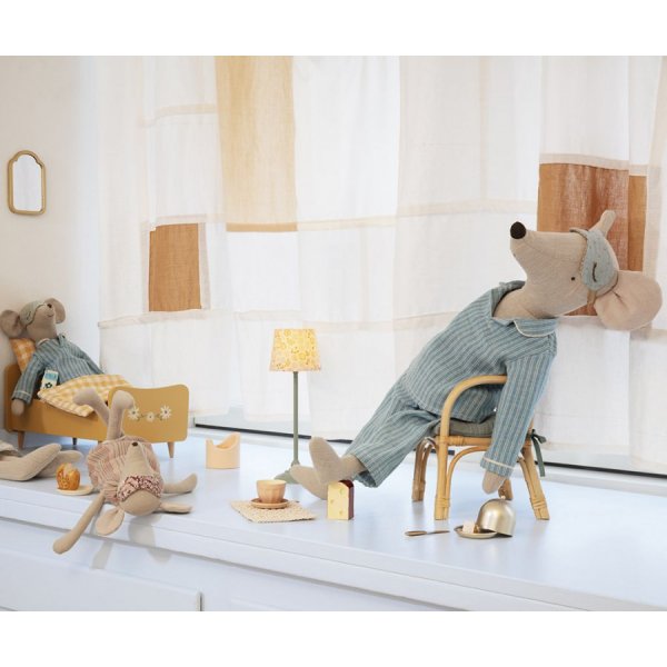 Mittlere Papa-Maus - Pyjama und Nachtmaske