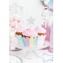 Kuchenspieer - Sterne - Silberglitter - 6er-Pack