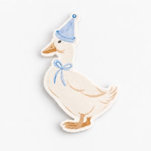 Servietten - Ente - Geburtstagsente - Lavendelblau - 16er-Packung Servietten - Ente - Geburtstagsente - Lavendelblau - 16er-Packung