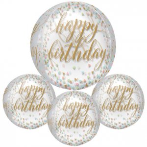 Ballon - Alles Gute zum Geburtstag - Konfetti-Spa�