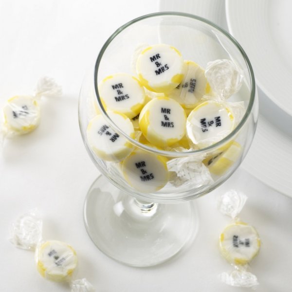 Karamellbonbons - Just Married - Gelb - ca. 50 Stück Karamellbonbons - Just Married - Gelb - ca. 50 Stück