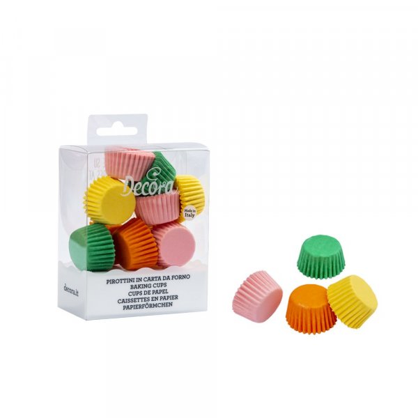 Mini-Muffinformen/große Crackerformen - verschiedene Farben - 200er-Pack Mini-Muffinformen/große Crackerformen - verschiedene Farben - 200er-Pack