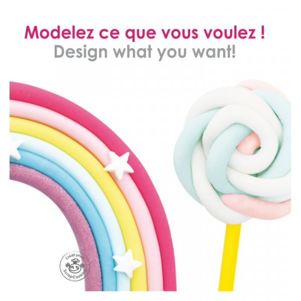 Musterpresse f�r Zuckerpaste - ScrapCooking