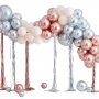 Ballonbogen mit Luftschlangen - Metallics