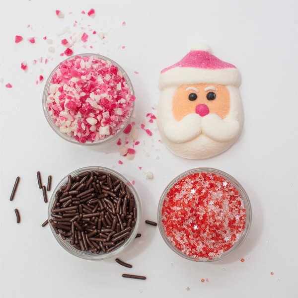 Heiße Schokoladendekoration - Weihnachtsmann - Streusel - PME Heiße Schokoladendekoration - Weihnachtsmann - Streusel - PME