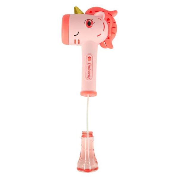 Seifenblasenmaschine Einhorn mit Licht und Sound 32 x 14,5 cm - inkl. 100 ml Seifenblasen Seifenblasenmaschine Einhorn mit Licht und Sound 32 x 14,5 cm - inkl. 100 ml Seifenblasen