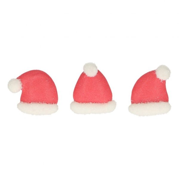 Zuckerdekorationen - Weihnachtsmann - 12er-Pack