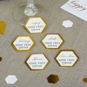 Getr�nkekarten - Scripted Marble - 25er-Pack