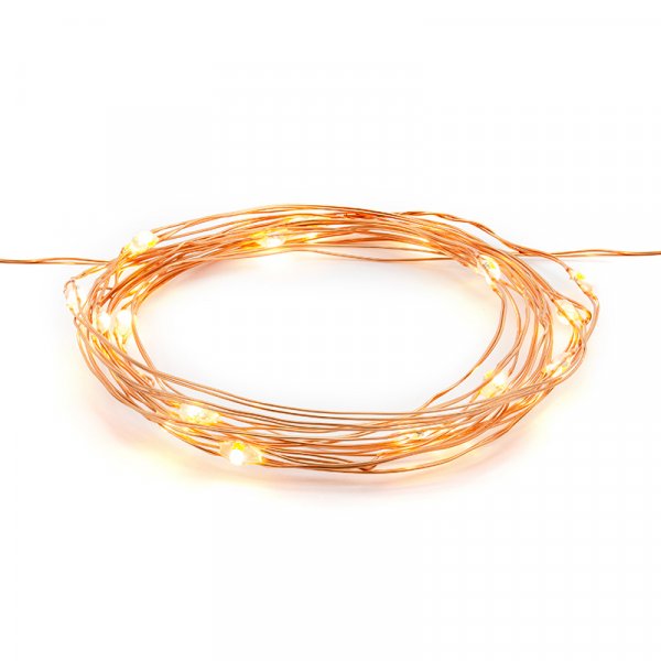 Lichterkette 1,9 m - LED - Rosgold