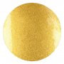 Dickes Kuchenblech - Rund Gold - 1,2 cm dick, 30 cm Durchmesser